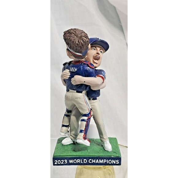 Final Out Bobblehead “The Hug” 2023  Texas Rangers World Series Champions - Picture 4 of 9